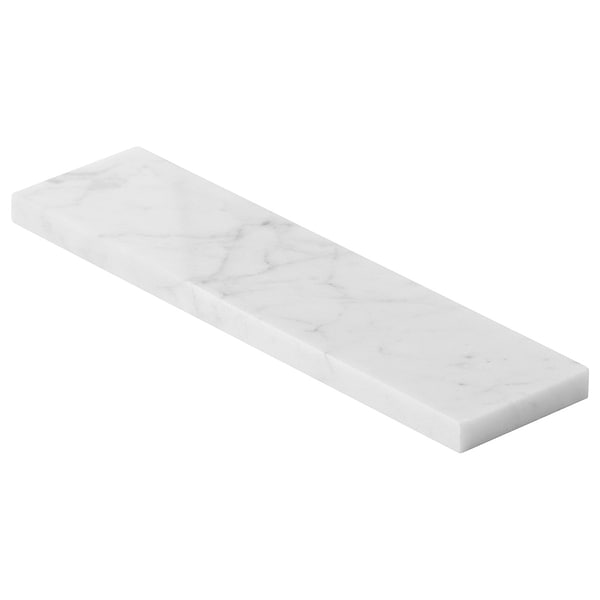 Bianco Carrara 2x8 Polished Marble Tile