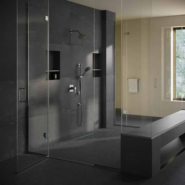 Portrait Black 24x48 Matte Porcelain Tile in Black, View 7, open zoomed image