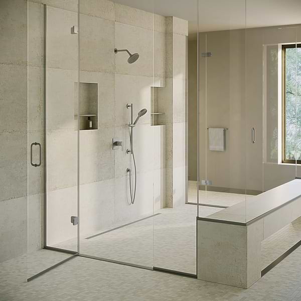 Portrait Ivory Beige 24x48 Matte Porcelain Tile in White, View 7, open zoomed image