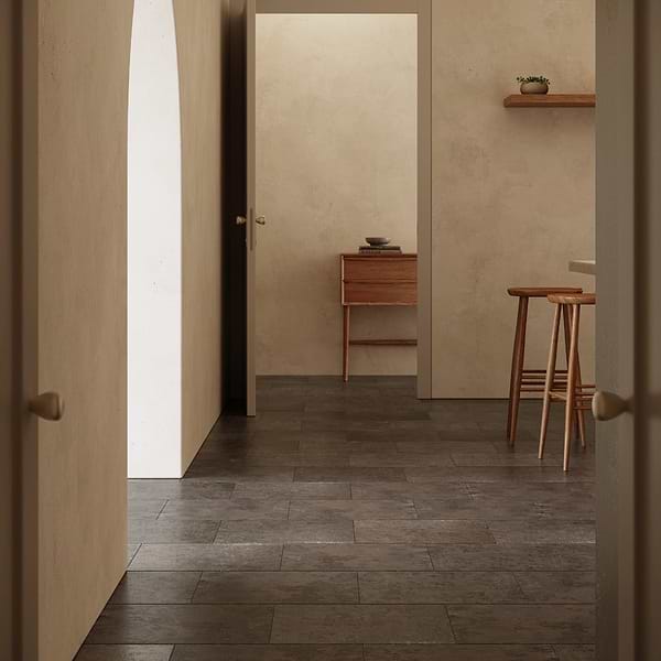 Portrait Copper 12x24 Matte Porcelain Tile in Bronze, View 7, open zoomed image