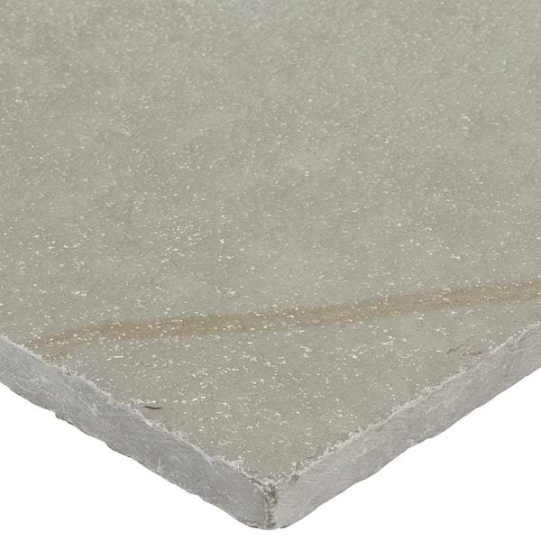Sendero Azteca Gray 24x36 Tumbled Limestone 2CM Outdoor Paver