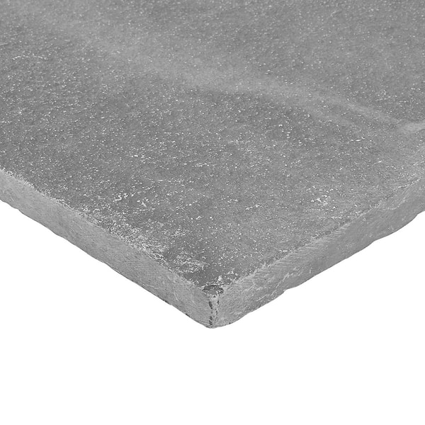 Sendero Riviera Gray 24x36 Tumbled Limestone 2CM Outdoor Paver