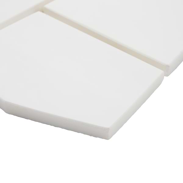 Nature Organica White Dolomite Honed Marble Mosaic Tile