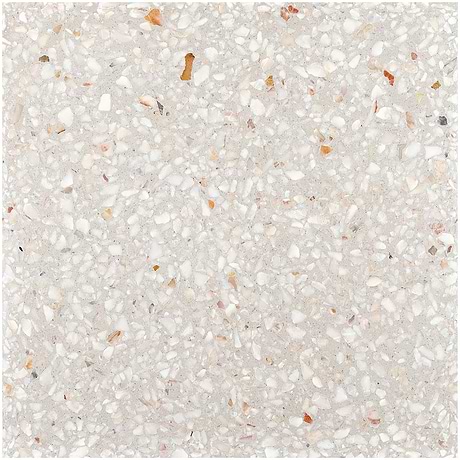 True Terrazzo Dove Gray 16x16 Polished Terrazzo Tile