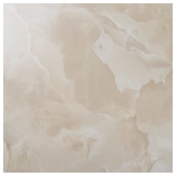 Harmonyx Coconut White 48x48 Onyx Look Satin Porcelain Tile in Warm White, View 7, open zoomed image