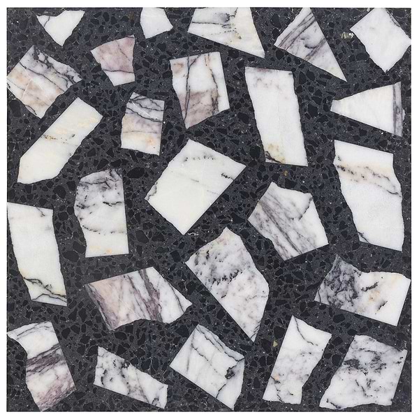True Terrazzo Lilac Gray 16x16 Honed Terrazzo Tile