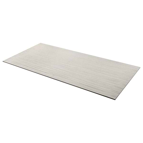 Caldaria Pleated Ivory White 24x48 Textured Matte Porcelain Tile