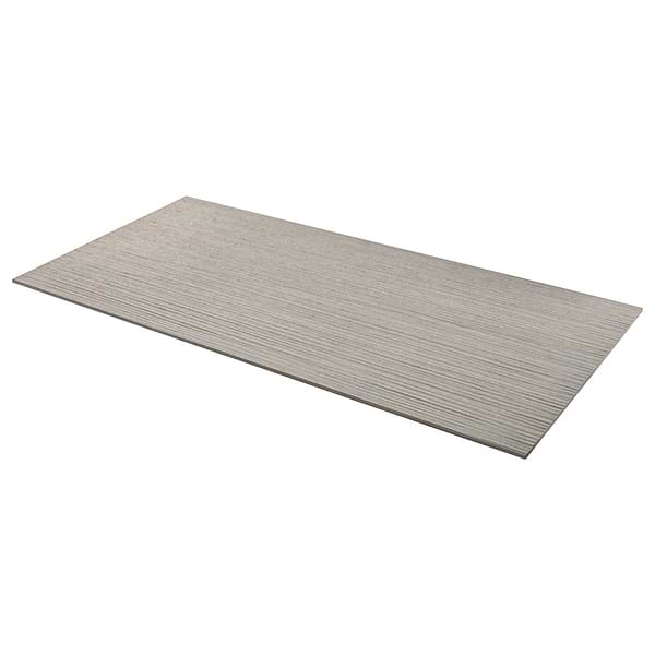 Caldaria Pleated Silver Gray 24x48 Textured Matte Porcelain Tile