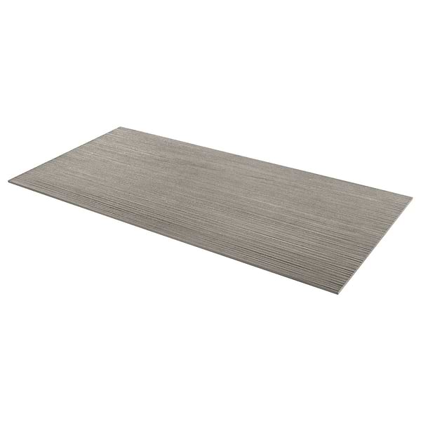 Caldaria Pleated Smoke Gray 24x48 Textured Matte Porcelain Tile