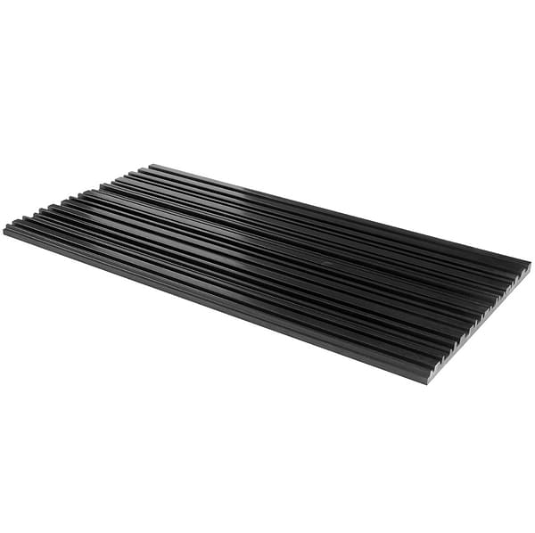 Stonework Stria Black Jade 12x24 3D Honed Marble Tile