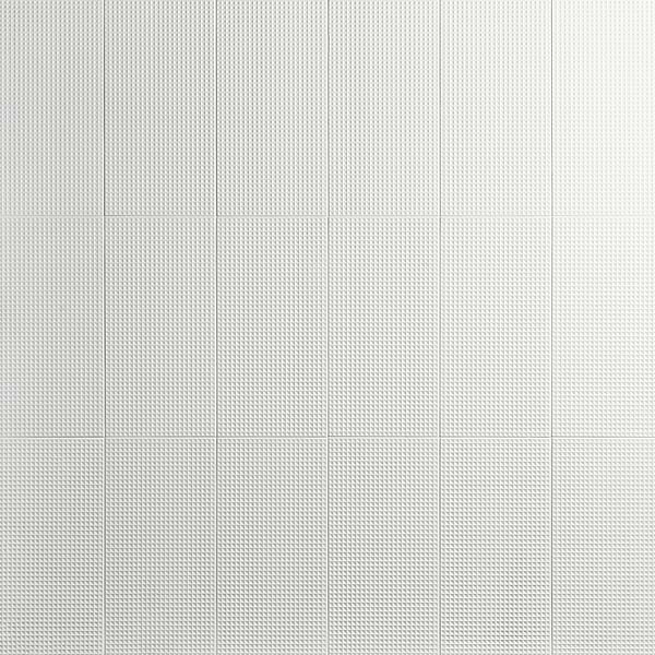 Kinzie Waffle White 8x16 Textured Matte Ceramic Tile