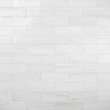 Bianco Dolomite White 4x12 Premium Polished Marble Tile