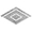 Juno Diamond Beige and Gray 1" Hexagon Polished Marble Mosaic Tile
