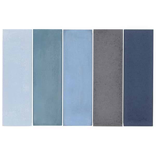Color One Lake Blend 2x8 Cement and Lava Stone Tiles