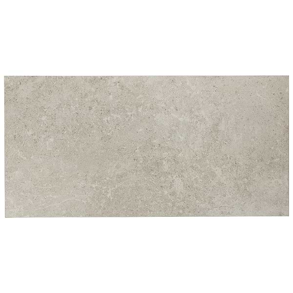 New Rock Fumo Light Gray 12x24 Limestone Look Matte Porcelain Tile