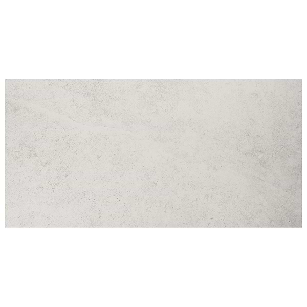 New Rock Perla White 12x24 Limestone Look Matte Porcelain Tile