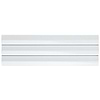 Ponto Bianco White Fluted 5x16 3D Polished Porcelain Tile