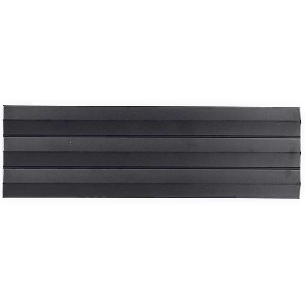 Ponto Metallic Gray Fluted 5x16 3D Polished Porcelain Tile