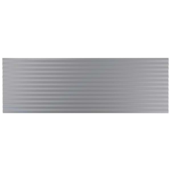 Mod Lunar Gray 12x36 3D Fluted Matte Ceramic Tile 