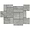Acadia French Pattern Slate Gray Quartz Look Matte Porcelain Mosaic Tile
