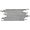 Acadia Thin Strip Slate Gray Quartz Look Matte Porcelain Mosaic Tile