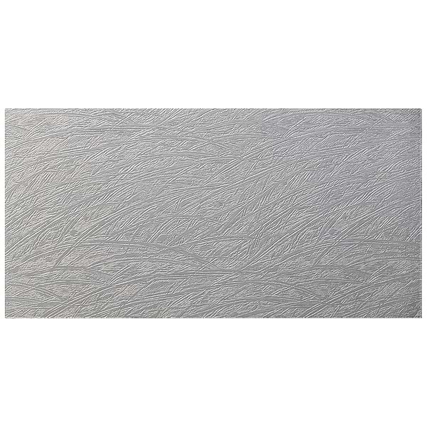 Vetrite Feather Gray 9x18 Polished Glass Tile