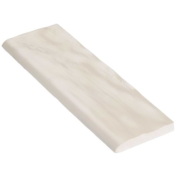 Montauk Sand Dune 2x8 Mixed Finish Ceramic Bullnose