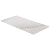 Stonework Peak Alaska White 12x24 3D Satin Marble Tile