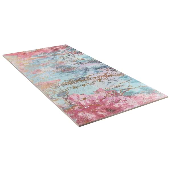 Art Gallery by Paula Purroy Magnolia Multicolor 24x48 Artisan Decor Matte Porcelain Tile