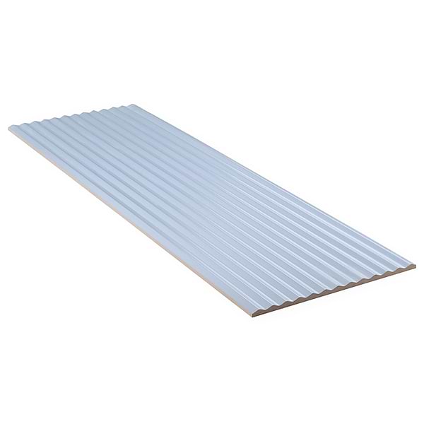 Mod Denim Blue 12x36 3D Fluted Matte Ceramic Tile 