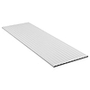 Mod White 12x36 3D Fluted Matte Ceramic Tile 