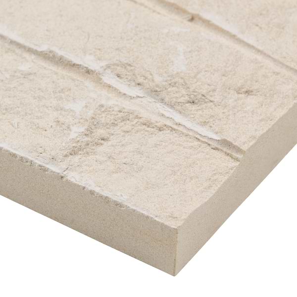 Simena Chiseled Beige 12x24 Textured Limestone Tile
