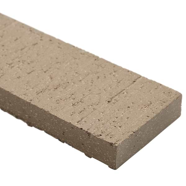 Brownstone Gray 2x7 Textured Wire Cut Clay Thin Brick Tile