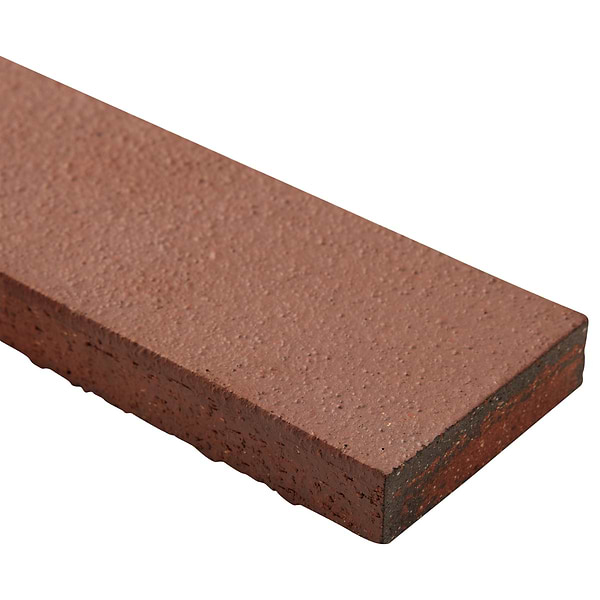 Brownstone Flashed Red 2x7 Matte Clay Thin Brick Tile