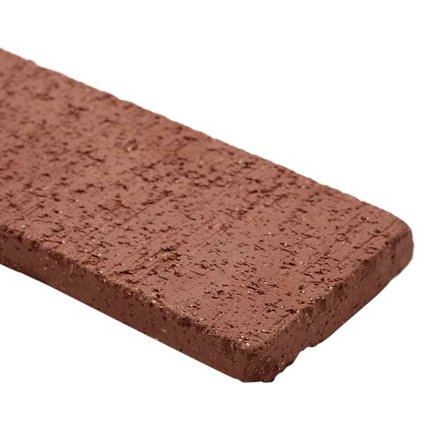 Brownstone Red 3x7 Tumbled Wire Cut Clay Thin Brick Tile