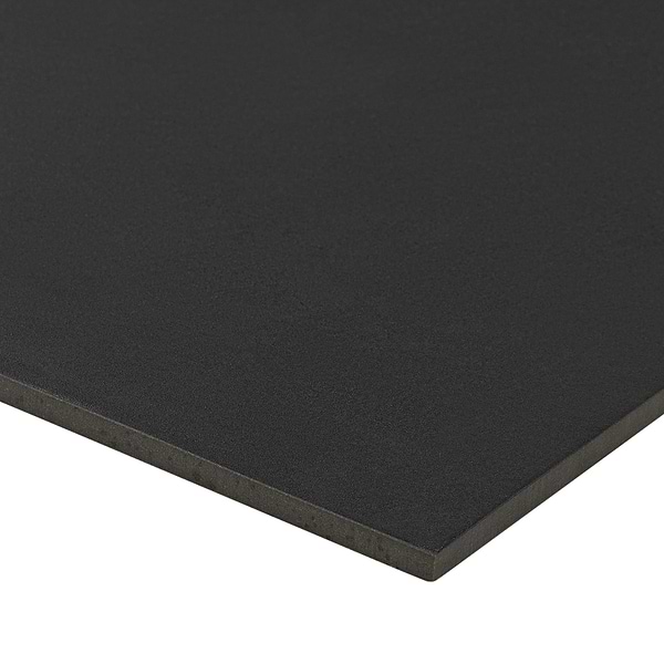 Lines Black 24X24 Matte Porcelain Tile in Black, View 8, open zoomed image