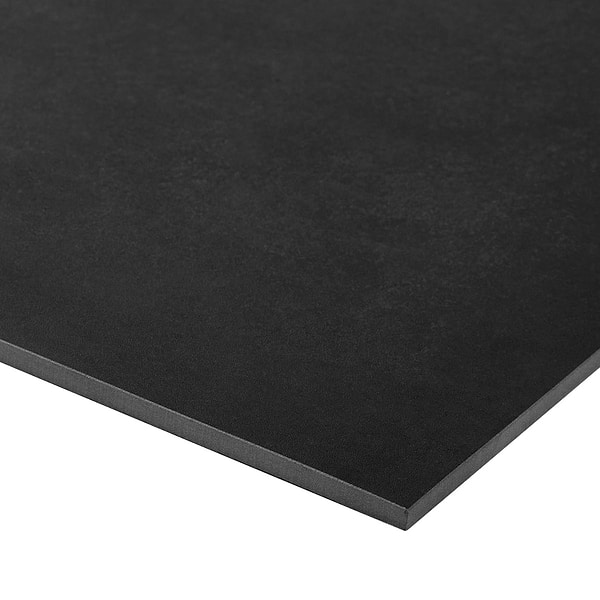 Lines Black 24X48 Matte Porcelain Tile in Black, View 9, open zoomed image
