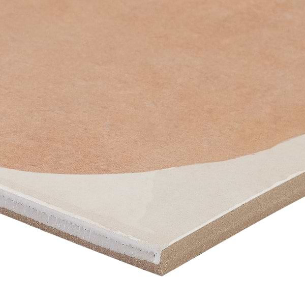 Essa Deco Terracotta 6x6 Terracotta Look Polished and Matte Porcelain Tile in White, Terracotta, View 8, open zoomed image