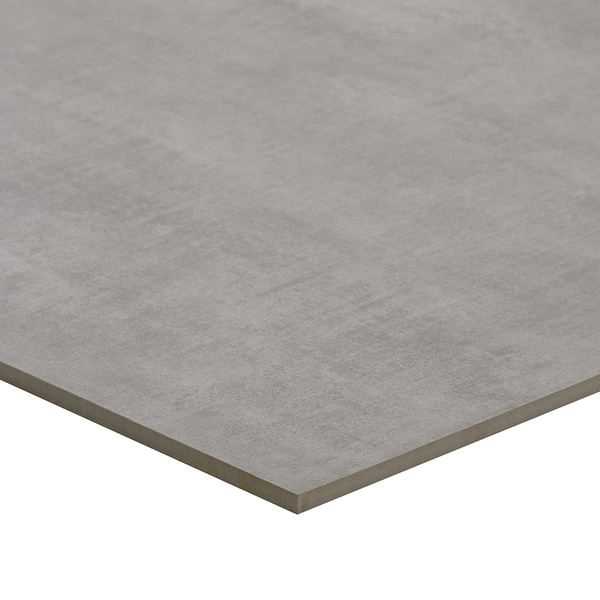 Basic Cement Silver 24X24 Matte Porcelain Tile in Silver, View 8, open zoomed image