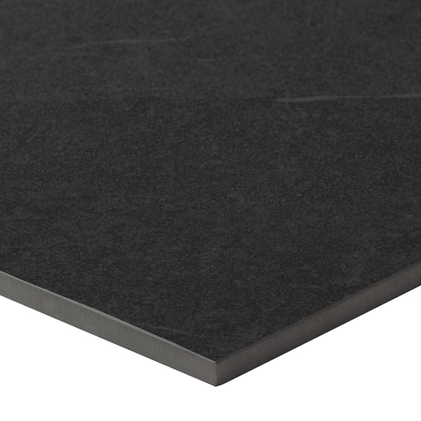 Fordham Nero Black 24x24 Matte Porcelain Tile