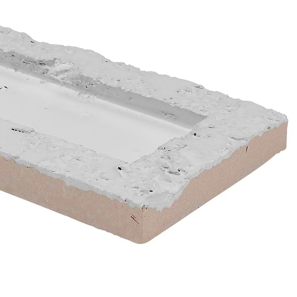 Arlo Antique White 3x11 3D Textured Matte Ceramic Tile