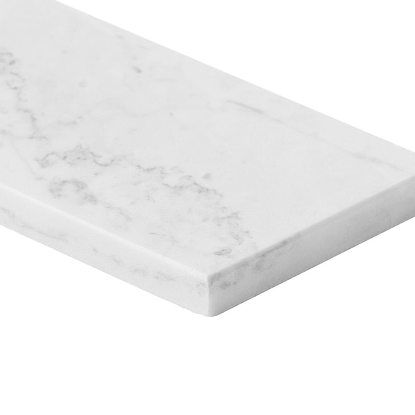 Bianco Carrara 3x12 Polished Marble Tile