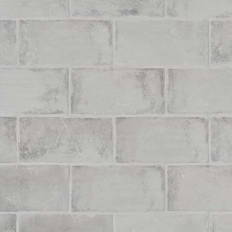 Parma Brick Dove Gray 4x8 Terracotta Look Matte Ceramic Tile