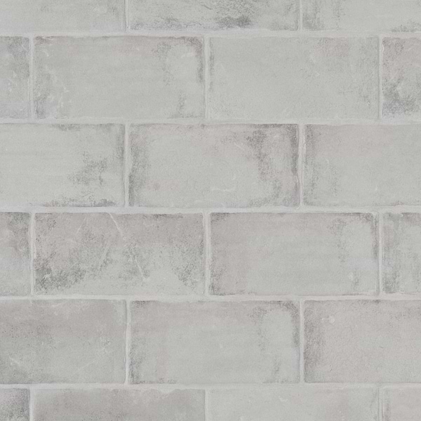 Parma Brick Dove Gray 4x8 Terracotta Look Matte Ceramic Tile