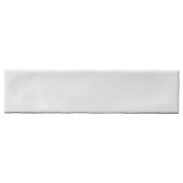 Lancaster Bianco White 3x12 Polished Ceramic Subway Wall Tile