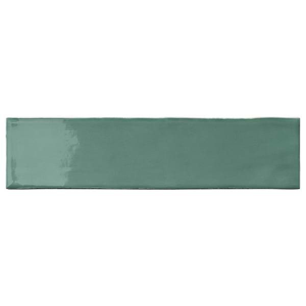 Lancaster Open Seas Green 3x12 Polished Ceramic Wall Tile