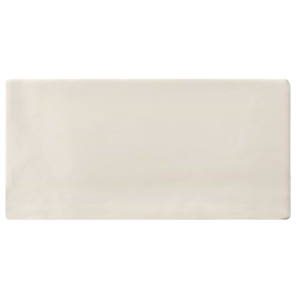 Lancaster Vanilla Cream Ivory 3x6 Polished Ceramic Tile