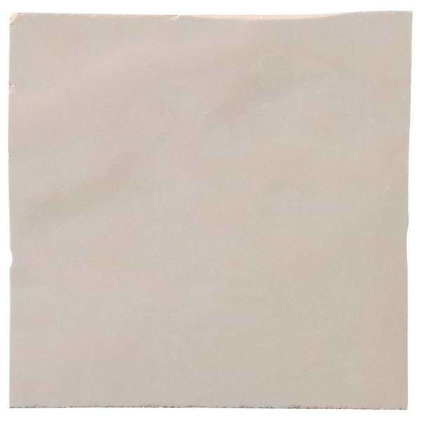 Zelora Linen Beige 4x4 Zellige Look Glossy Ceramic Tile