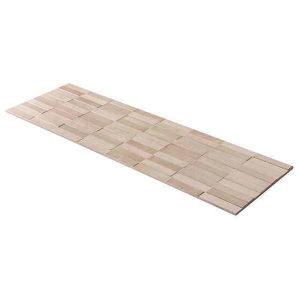 Devi Desert Beige 16x48 Textured Matte Ceramic Tile