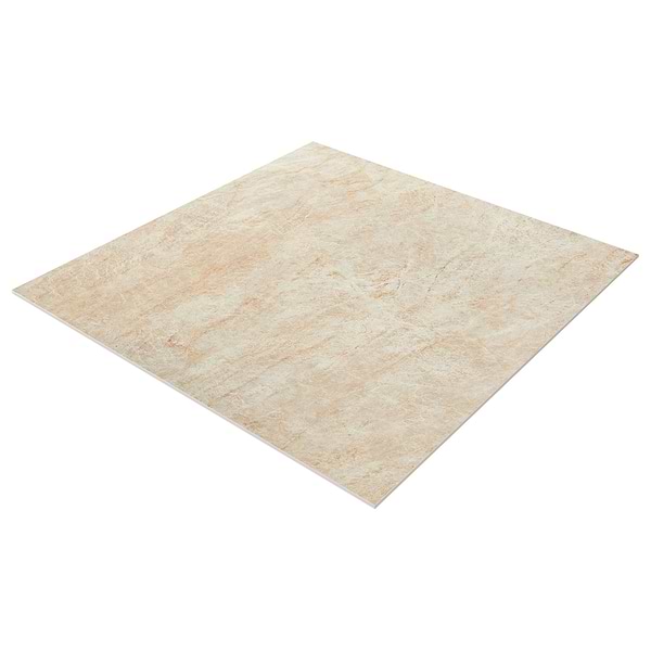 Grand Taj Mahal Champagne Beige 48x48 Stone Look Matte Porcelain Tile in Beige, View 8, open zoomed image